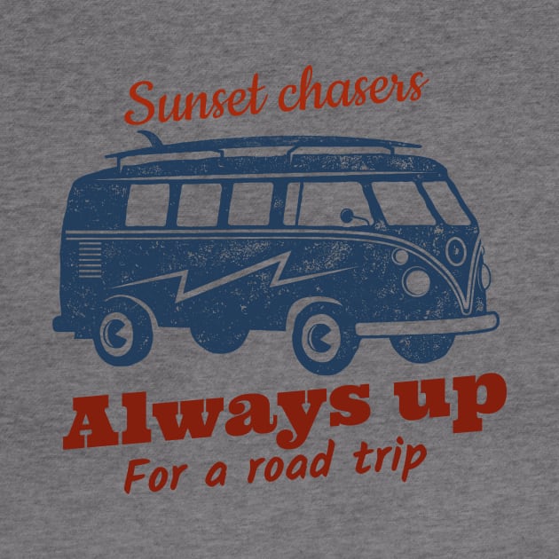 Let's Take a Trip / Retro Camper Design / Vintage Road Trip Design / Camper Van by Redboy